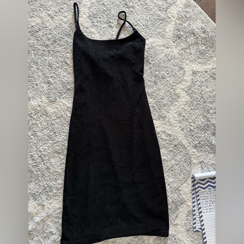 Windsor Navy Blue Velvet Dress